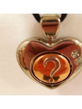:IMORELLATO Italian designer vintage pendant, about 1.3 " ,silver and gold tone